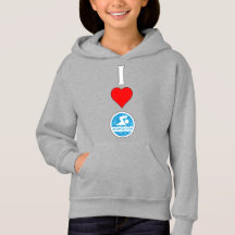 Mädchen schwimmen & tauchen schwimmen I Liebe/Herz