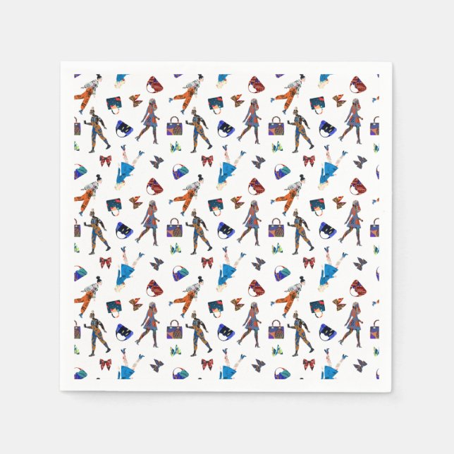 Mädchen Serviette (Vorderseite)