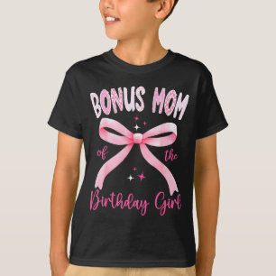 Mädchen-Shirt Bonus Mama Geburtstag Rosa Kokette T-Shirt