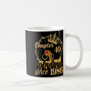 Mädchen-Shirt Kapitel 40 Afro Queen Fabelhaft Kaffeetasse