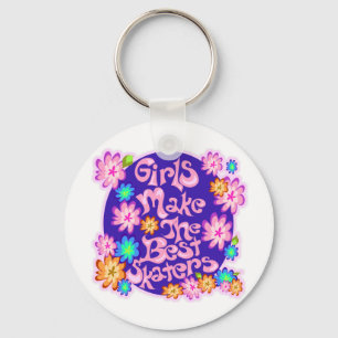 Mädchen sind die besten Skater! Schlüsselanhänger