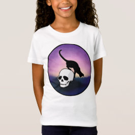 MÄDCHEN SPOOKY SKULL CAT T-Shirt