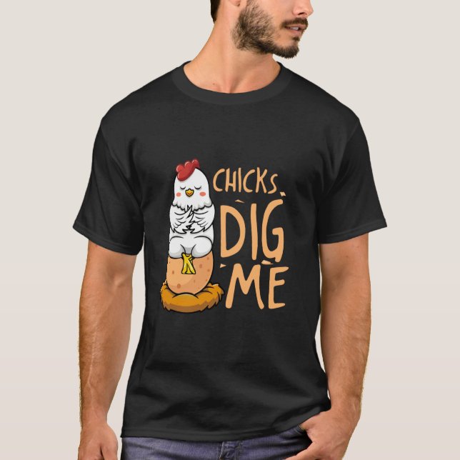 Mädchen stehen auf mich T-Shirt (Vorderseite)