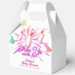Mädchen-Strike-Up-Bowling-Sport-Party-Baby-Shower Geschenkschachtel