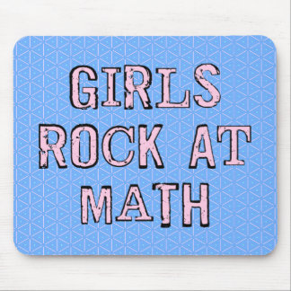 Mädchen stürzen in Mathe Mousepad