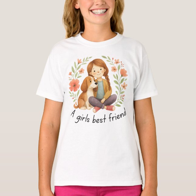 Mädchen T-Shirt (Vorderseite)