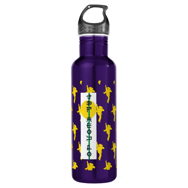 Mädchen-Taekwondo-Wasser-Flasche Trinkflasche (Vorderseite)