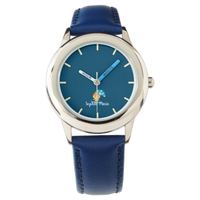 Mädchen tanzen unter dem Regen Armbanduhr (Vorderseite)