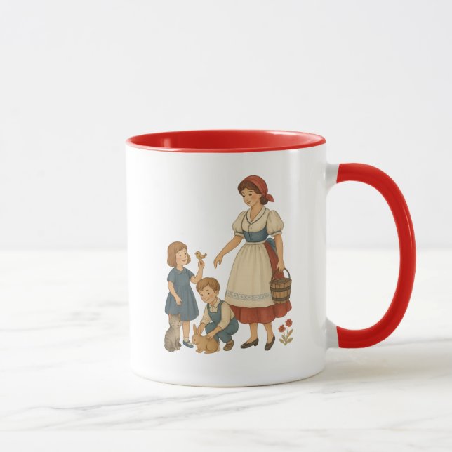Mädchen Tasse (Rechts)