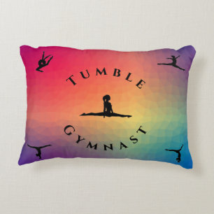 Mädchen Tumble Gymnast Custom Gymnastik Pillow Dekokissen