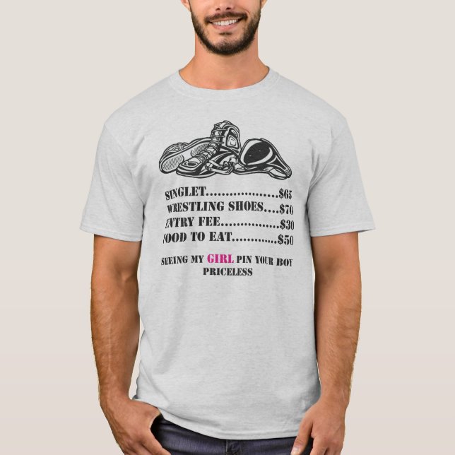 Mädchen unbezahlbar T-Shirt (Vorderseite)