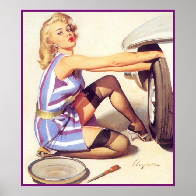 Mädchen und Autos Poster (Vorne)