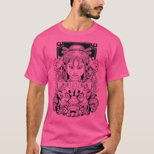 Mädchen und Dämon T-Shirt