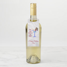 Mädchen und Glas Flaschenanhänger