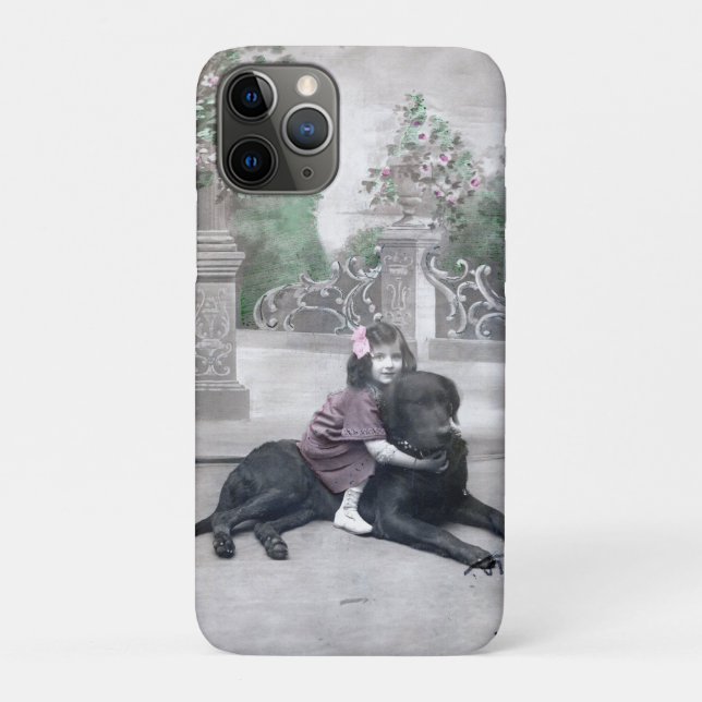 Mädchen und ihr Hund Case-Mate iPhone Hülle (Rückseite)