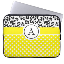 Mädchen und Tiere drucken monogramm Laptop-Sleev Laptopschutzhülle
