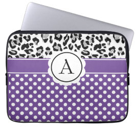 Mädchen und Tiere drucken monogramm Laptop-Sleev Laptopschutzhülle