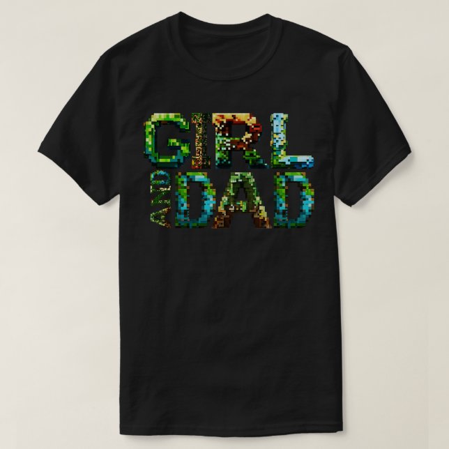 Mädchen und Vater T-Shirt (Design vorne)