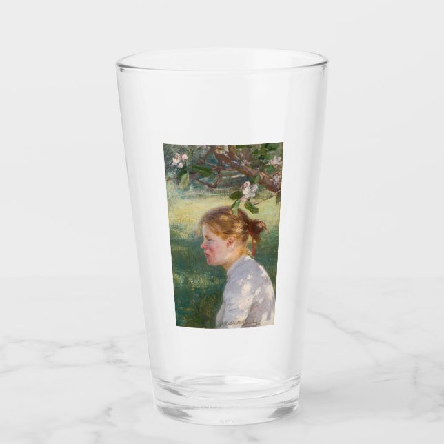 Mädchen unter dem Apfelbaum (von Danielson-Gambogi Glas (Vorderseite)