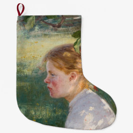 Mädchen unter dem Apfelbaum (von Danielson-Gambogi Großer Weihnachtsstrumpf