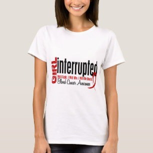 Mädchen unterbrach 1 Blut-Krebs T-Shirt