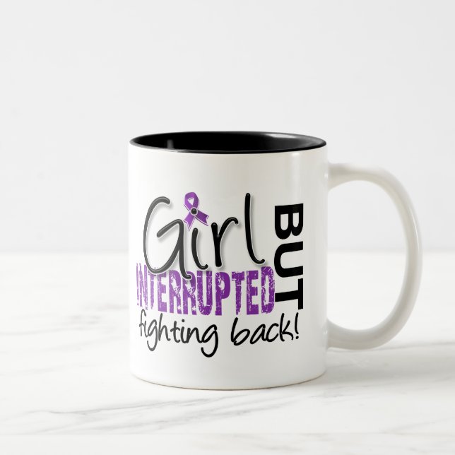 Mädchen unterbrach 2 Chiari die Missbildung Zweifarbige Tasse (Rechts)