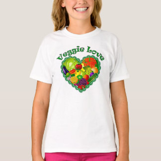 Mädchen Veggie Liebe Cami T-Shirt