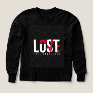 Mädchen-verlorene-Liebe-Grafik-Sweatshirt - Trendi