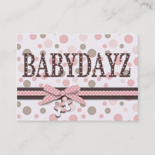 Mädchen-Visitenkarte Visitenkarte (Vorderseite)