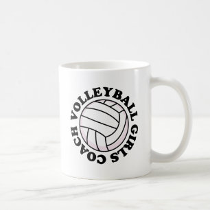 Mädchen-Volleyball-Trainer-Geschenk Kaffeetasse