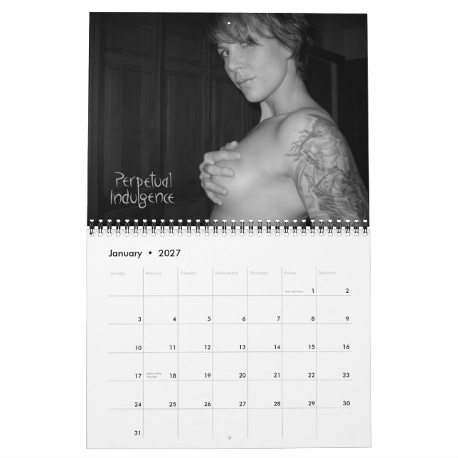 Mädchen von Bluelight Kalender (Jan 2027)