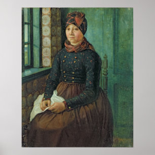 Mädchen von Fano, 1834 Poster