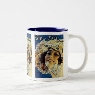 Mädchen von mir zweifarbige tasse
