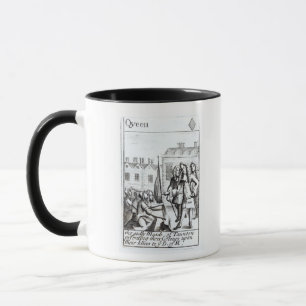 Mädchen von Taunton kniend vor Herzog von Tasse