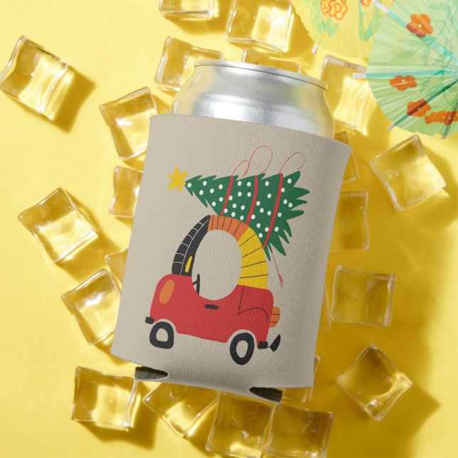 Mädchen Weihnachtsbaum Kinder Ugly Xmas Truck Dosenkühler (In Situ Sommer)