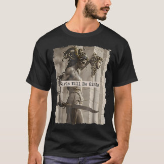 Mädchen werden Mädchen Hexen Hexenhaft Gruseliges T-Shirt