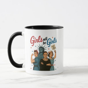 Mädchen werden Mädchenfeminismus Gleichberechtigun Tasse