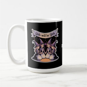 Mädchen wird Girl Funny Witwe Halloween Feminismus Kaffeetasse
