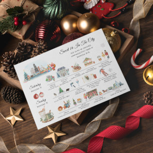 Mädchen-Wochenende   Weihnachten in Chicago Einladung