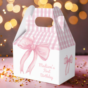 Mädchen wollen einfach nur eine rosa Schleife Coqu Geschenkschachtel