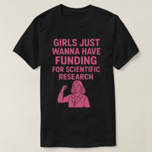 Mädchen wollen Finanzierung für wissenschaftliche T-Shirt