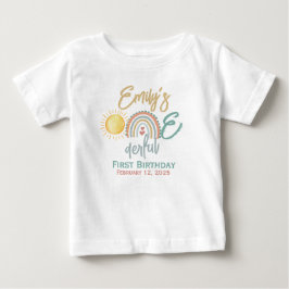 Mädchen zum ersten Geburtstag Baby T-shirt