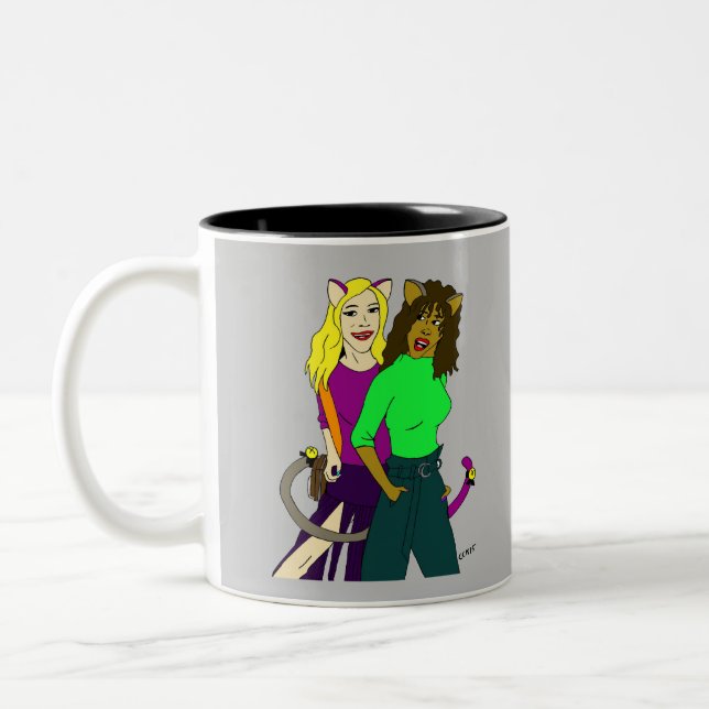 Mädchen Zweifarbige Tasse (Links)