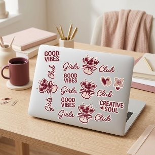 Mädchenclub Aufkleber