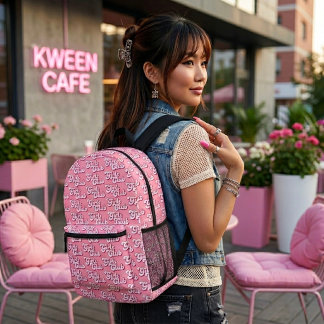 Mädchenclub Bedruckter Rucksack