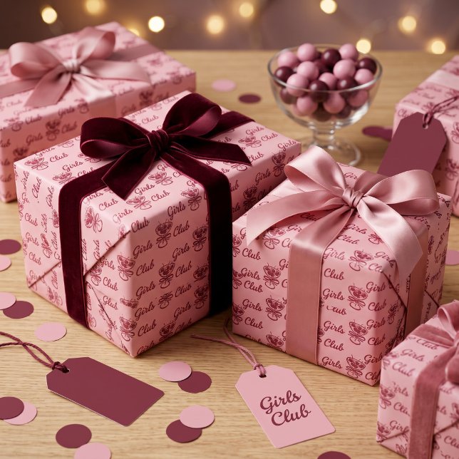 Mädchenclub Geschenkpapier (Von Creator hochgeladen)