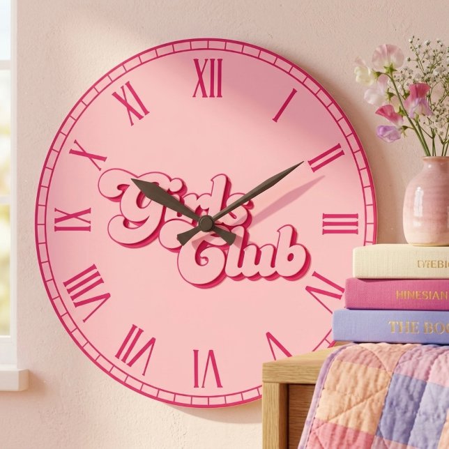 Mädchenclub Große Wanduhr (Von Creator hochgeladen)