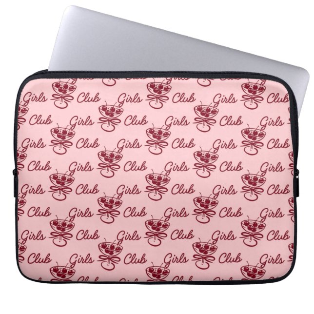 Mädchenclub Laptopschutzhülle (Vorderseite)