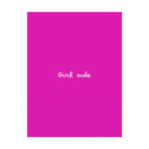 Mädchencode | Moderner Neon Hot Pink Girl Power