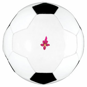 Mädchendesign, leichtes Gold, purpurpurrot Fußball